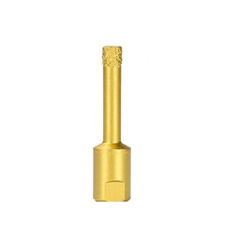 woleyuu Vakuumgelöteter Trocken-Diamantbohrkernbohrer, M10-Gewindebohrer, 6–45 mm, Diamant-Lochsägenschneider, Bohrwerkzeug for Keramikfliesen(6mm) von woleyuu