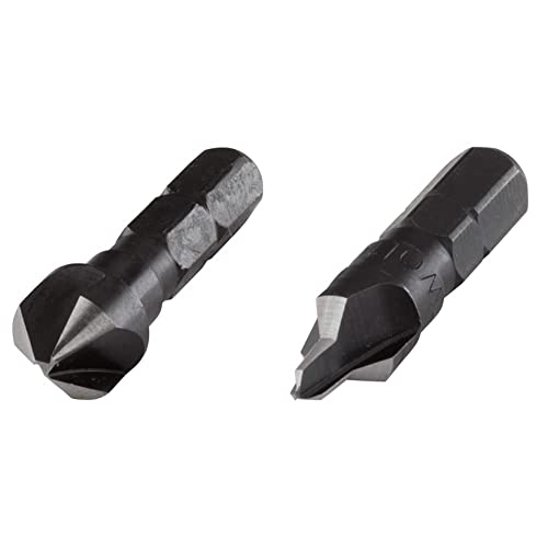 Wolfcraft 1 Senker HSS sechskant Durchmesser 10 mm 2583000 & wolfcraft Bohrsenker WS Ø 3-8 mm I 2546000 I 2-in-1-Produkt: Vorbohrer und Senker von wolfcraft