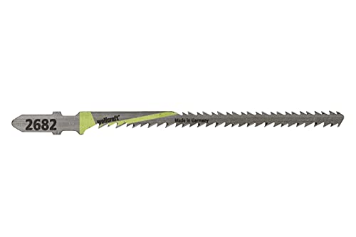 wolfcraft 2 Stichsägeblätter HCS - 2682000 - T-Schaft - Kurvenschnitt - beidseitige Verzahnung für Holz - Radien und Formen - Made in Germany wolfcraft 2 Stichsägeblätter HCS - 2682000 - T-Schaft - Kurvenschnitt - beidseitige Verzahnung für Holz - Radien und Formen - Made in Germany von wolfcraft