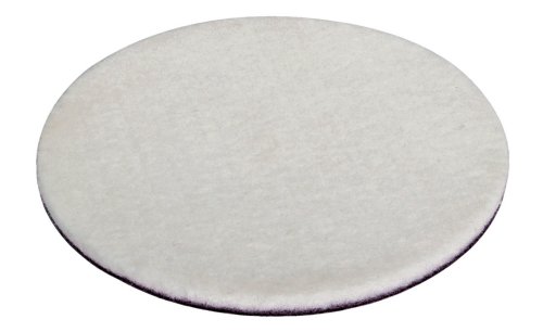 wolfcraft Haft-Polierfilzscheibe fixoflex, Ø 125 mm - 2208000 - Für Polierarbeiten mit der Bohrmaschine und dem Exzenterschleifer - Klettgewebe zum schnellen und einfachen Anbringen von wolfcraft