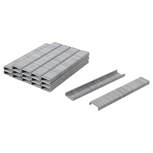 wolfcraft 3000 Breitrückenklammern 4 mm, Stahl, Typ 053 - Ideal zum Befestigen von Stoffen, Textilien und dünnen Holzleisten - für Hand- und Elektrotacker, Hammertacker - Made in Europe - 7015000 von wolfcraft