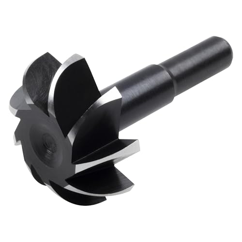 wolfcraft Halb-Hohlkehlfräser WS I 3267000 I ø 35 mm I Fräser aus Werkzeugstahl zum Fräsen in Hart- und Weichholz von wolfcraft