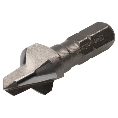 wolfcraft Bohrsenker, Sechskant-Schaft Ø 5-12 mm I 2548000 I 2-in-1-Funktion zur Vorbereitung von Verschraubungen in Holz und Kunststoff wolfcraft Bohrsenker, Sechskant-Schaft Ø 5-12 mm I 2548000 I 2-in-1-Funktion zur Vorbereitung von Verschraubungen in Holz und Kunststoff von wolfcraft