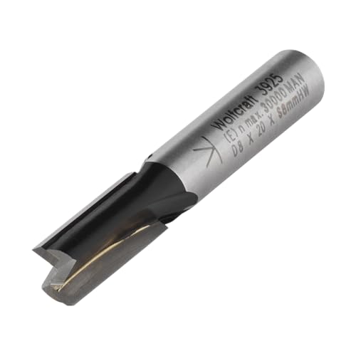 wolfcraft HM-Nutfräser I 3925000 I 8 mm Schaft, Ø 8 mm I langlebig, robust I ideal für Holz I für Oberfräsen und stationäre Fräsmotoren I zum Erstellen von Nuten wolfcraft HM-Nutfräser I 3925000 I 8 mm Schaft, Ø 8 mm I langlebig, robust I ideal für Holz I für Oberfräsen und stationäre Fräsmotoren I zum Erstellen von Nuten von wolfcraft