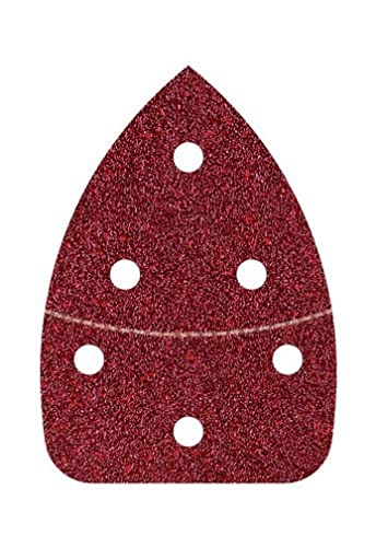 wolfcraft Haft-Schleifblätter 98 x 139 mm, Körnung 120 I 3138000 I Geeignet für Holz, Metall, Farbe, Kunststoff I für Dreiecksschleifer oder Multischleifer wolfcraft Haft-Schleifblätter 98 x 139 mm, Körnung 120 I 3138000 I Geeignet für Holz, Metall, Farbe, Kunststoff I für Dreiecksschleifer oder Multischleifer von wolfcraft