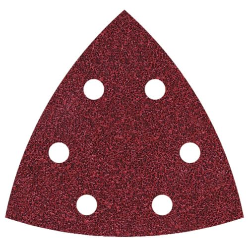 wolfcraft 25 Haft-Schleifblätter für Holz und Metall, 95 mm I 1865100 I für Deltaschleifer I Körnung 60, 80, 120 I gelocht I hohe Standzeit I Korund wolfcraft 25 Haft-Schleifblätter für Holz und Metall, 95 mm I 1865100 I für Deltaschleifer I Körnung 60, 80, 120 I gelocht I hohe Standzeit I Korund von wolfcraft