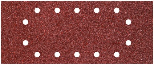 wolfcraft Schleifstreifen für Holz und Metall 115 x 280 mm I 1986200 I 25er Pack, Korund Körnung 40, 80, 120 I Ideal für Schwingschleifer I gelocht für Staubabsaugung wolfcraft Schleifstreifen für Holz und Metall 115 x 280 mm I 1986200 I 25er Pack, Korund Körnung 40, 80, 120 I Ideal für Schwingschleifer I gelocht für Staubabsaugung von wolfcraft