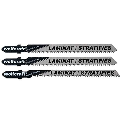 wolfcraft Stichsägeblätter-Set für Holz und Laminat I 2379000 I sehr saubere Schnitte I T-Schaft I Schnitttiefe bis 25 mm I Made in Germany wolfcraft Stichsägeblätter-Set für Holz und Laminat I 2379000 I sehr saubere Schnitte I T-Schaft I Schnitttiefe bis 25 mm I Made in Germany von wolfcraft