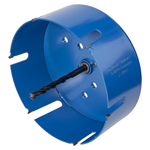 wolfcraft Universallochsäge mit Spanndorn I 5962000 I Für Bohrungen mit großem Durchmesser in unterschiedlichsten Materialien, Schnitttiefe 60 mm, ø152mm von wolfcraft