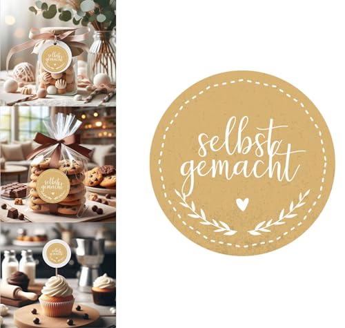 wolga-kreativ Gastgeschenke Hochzeit Sticker Aesthetic Etiketten Selbstklebend - Aufkleber Für Geschenke 'Selbst Gemacht' Zu Ostern, Muttertag, Vatertag, Freundin, Oma, Opa, Geburtstag wolga-kreativ Gastgeschenke Hochzeit Sticker Aesthetic Etiketten Selbstklebend - Aufkleber Für Geschenke 'Selbst Gemacht' Zu Ostern, Muttertag, Vatertag, Freundin, Oma, Opa, Geburtstag von wolga-kreativ