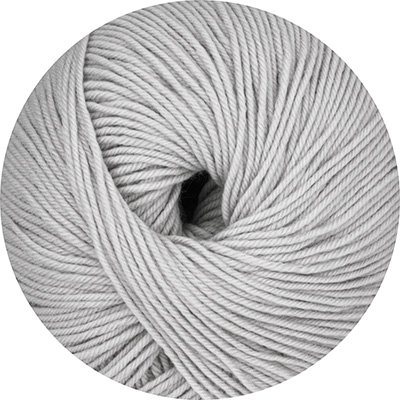 Linie 12 Street uni von Online Garne,4-fach Sockenwolle, 50 g 75% Schurwolle (Merino extrafein) 25% Polyamid, 210 m LL, superweich, 3 Maschenmarkierer zu jeder Bestellung (015 hellgrau) von wolldealer 24