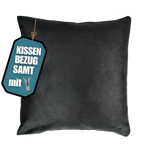 wollyflaushi Kissenbezug 35x35 cm Schwarz -Luxuriöser weicher Samt- verdeckter Reißverschluss Kissenhülle Samtstoff einfarbige Bezüge Sofakissen Dekokissen Kopfkissen wollyflaushi Kissenbezug 35x35 cm Schwarz -Luxuriöser weicher Samt- verdeckter Reißverschluss Kissenhülle Samtstoff einfarbige Bezüge Sofakissen Dekokissen Kopfkissen von wollyflaushi