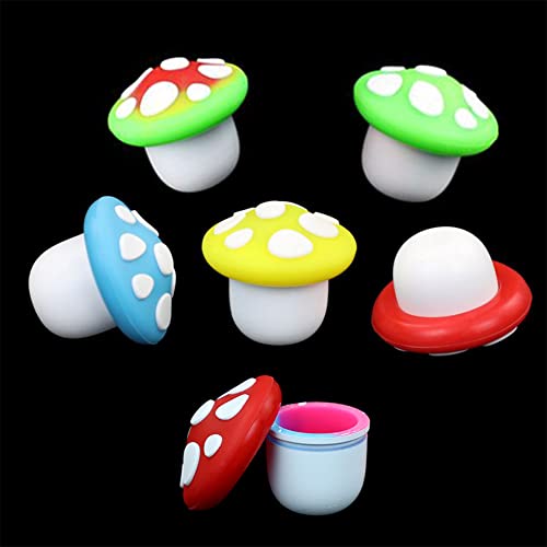 wonbest Silikon-Wachs-Konzentrat-Behälter Antihaft-Glas, 5PCS Pilz-Gläser Geeignet für die Lagerung Ton, Hautcreme, Farbe, Lippenbalsam, Kräuter-Wachs wonbest Silikon-Wachs-Konzentrat-Behälter Antihaft-Glas, 5PCS Pilz-Gläser Geeignet für die Lagerung Ton, Hautcreme, Farbe, Lippenbalsam, Kräuter-Wachs von wonbest