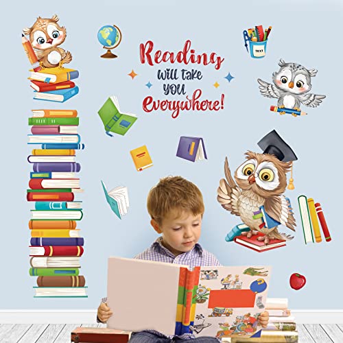 wondever Wandtattoo Eulen kinderzimmer Wandaufkleber Eule Buch Sprüche Zitate Wandsticker Wanddeko für Klassenzimmer Lesezimmer Schlafzimmer wondever Wandtattoo Eulen kinderzimmer Wandaufkleber Eule Buch Sprüche Zitate Wandsticker Wanddeko für Klassenzimmer Lesezimmer Schlafzimmer von wondever