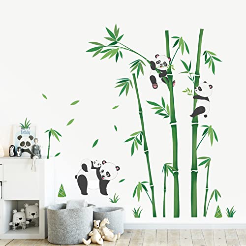wondever Wandtattoo Panda Wandaufkleber Pandabär und Bambus Wandsticker Wanddeko für Kinder Kinderzimmer Baby zimmer Schlafzimmer wondever Wandtattoo Panda Wandaufkleber Pandabär und Bambus Wandsticker Wanddeko für Kinder Kinderzimmer Baby zimmer Schlafzimmer von wondever