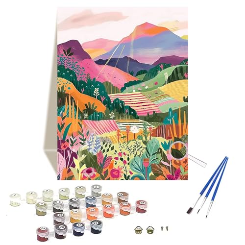 wonloong Malen nach Zahlen für Erwachsene, Malen-nach-Zahlen-Kits, Anfänger, DIY-Acryl-Pigment-Landschaft, Leinwand, Malen nach Zahlen, Kits für Kunst, Handwerk, Geschenk, 30,5 x 40,6 cm (ohne Rahmen) wonloong Malen nach Zahlen für Erwachsene, Malen-nach-Zahlen-Kits, Anfänger, DIY-Acryl-Pigment-Landschaft, Leinwand, Malen nach Zahlen, Kits für Kunst, Handwerk, Geschenk, 30,5 x 40,6 cm (ohne Rahmen) von wonloong