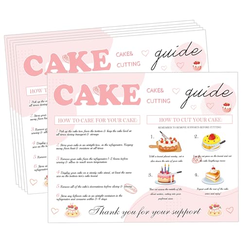 Kuchenpflegeanleitung, Karte zum Schneiden von Kuchen, Pflegeanleitung, Karten, 200 Stück, Verpackungseinlegekarten, Anleitung zur Aufbewahrung Ihrer Kuchen-Nachsorge-Karte für Back- und Kuchenpflegeanleitung, Karte zum Schneiden von Kuchen, Pflegeanleitung, Karten, 200 Stück, Verpackungseinlegekarten, Anleitung zur Aufbewahrung Ihrer Kuchen-Nachsorge-Karte für Back- und von wootile