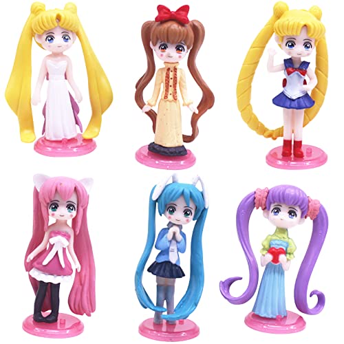 6 Stück Sailor Moon Mini Figuren Set Wopin Sailor Moon Birthday Cake Decoration,Mini Cake Figures für Anime Peripherie Dekor Geburtstag Party Kuchen Dekoration Kinder Geburtstagstorte Dekoration 6 Stück Sailor Moon Mini Figuren Set Wopin Sailor Moon Birthday Cake Decoration,Mini Cake Figures für Anime Peripherie Dekor Geburtstag Party Kuchen Dekoration Kinder Geburtstagstorte Dekoration von wopin