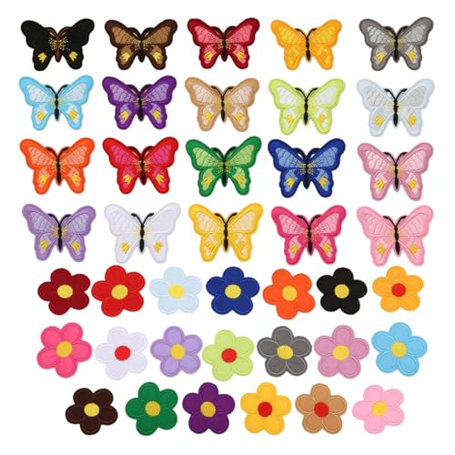40 Stück Patches Zum AufbüGeln Flicken Zum AufbüGeln Kinder Stickerei AufnäHer 40 Stück Patches Zum AufbüGeln Flicken Zum AufbüGeln Kinder Stickerei AufnäHer von worahroe