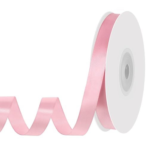 woric 50m Schleifenband Rosa, 15mm Geschenkband Dekoband Rosa Band für Kommunion Deko Hochzeit Geburtstag Taufe Muttertag Geschenkverpackung Basteln woric 50m Schleifenband Rosa, 15mm Geschenkband Dekoband Rosa Band für Kommunion Deko Hochzeit Geburtstag Taufe Muttertag Geschenkverpackung Basteln von woric