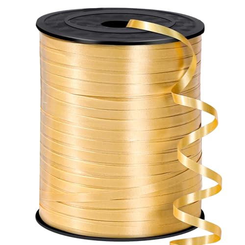 woric 600 Yards Ballonband Gold, Ringelband für Luftballons, 1/5 Zoll Ballonschnur für Dekorationen Schleifen Kunst Handwerk Hochzeit Geburtstag Party woric 600 Yards Ballonband Gold, Ringelband für Luftballons, 1/5 Zoll Ballonschnur für Dekorationen Schleifen Kunst Handwerk Hochzeit Geburtstag Party von woric