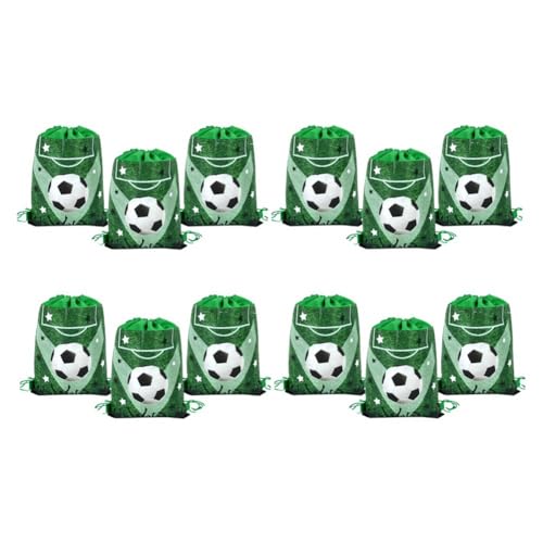 worien 12 Stück Fußball-Partygeschenke, Kordelzugbeutel, Fußball-Geschenk, Goodie-Bag, Kinder-Sport-Motto-Dekoration, Zubehör B worien 12 Stück Fußball-Partygeschenke, Kordelzugbeutel, Fußball-Geschenk, Goodie-Bag, Kinder-Sport-Motto-Dekoration, Zubehör B von worien