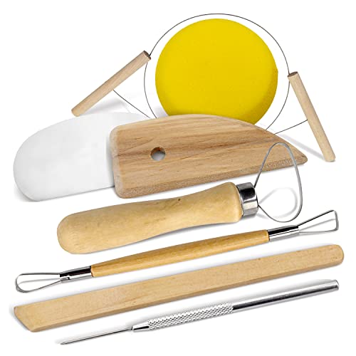 Werkzeug für lufttrocknenden Bastelton, Modelliermasse, natürlicher Ton weich und geschmeidig, sehr gut zum verarbeiten von Ton geeignet. Luftgehärtet individuell bemalbar. (Werkzeug Set) Werkzeug für lufttrocknenden Bastelton, Modelliermasse, natürlicher Ton weich und geschmeidig, sehr gut zum verarbeiten von Ton geeignet. Luftgehärtet individuell bemalbar. (Werkzeug Set) von work'n'life