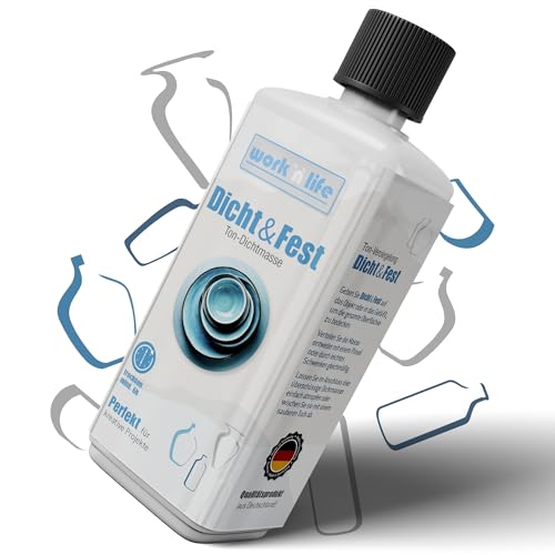 Tondicht Versiegelung 250ml - Premium Keramik Versiegelung für Ton Beton Terrakotta - Versiegelung für Ton - Tondicht wasserfest & lösungsmittelfrei - wasserfest versiegeln (750, Gramm) von work'n'life