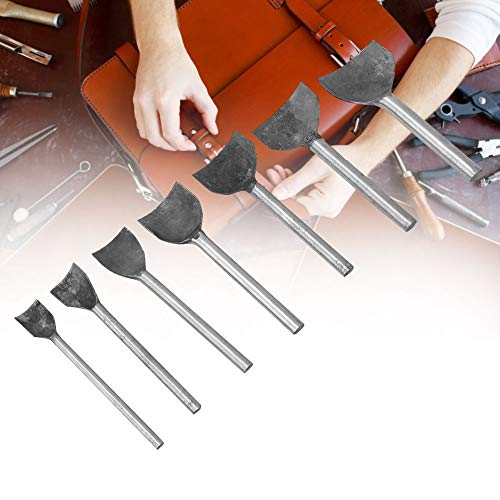 Leder Locher Cutter Lederbearbeitung Werkzeug Set Corner Cutter Runde Ecken Stanzer Corner Punch,DIY Leder Craft Locher Werkzeug Halbrund 1/4 Bogen Halbkreis Stanzwerkzeug Puncher 7Pcs(15-45mm) von wosume