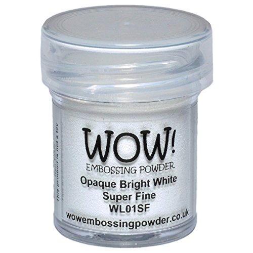 Wow Embossing Powder WOW Embossing-Puder, 15 ml, deckend, hellweiß von WOW!