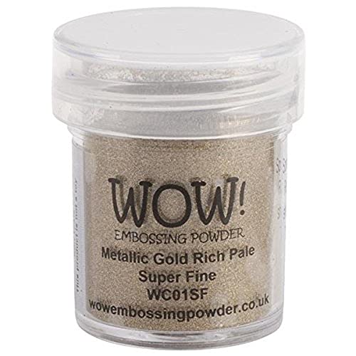 Wow Embossing Powder Wow Prägepulver, 15 ml, Gold Rich Pale von Wow Embossing Powder
