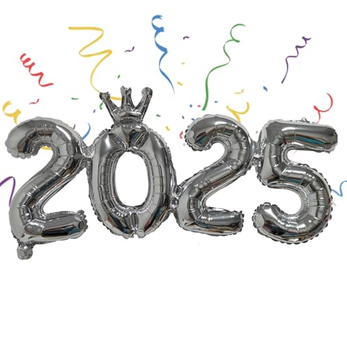Wqibq Zahlenballons 2025, Neujahrsdekoration 2025 Zahlenballons Dekorationen, Folienballons 2025, 2025 Ballonzahlen Für Neujahr, Weihnachten, Abschlussfeiern, Dekoration Wqibq Zahlenballons 2025, Neujahrsdekoration 2025 Zahlenballons Dekorationen, Folienballons 2025, 2025 Ballonzahlen Für Neujahr, Weihnachten, Abschlussfeiern, Dekoration von wqibq