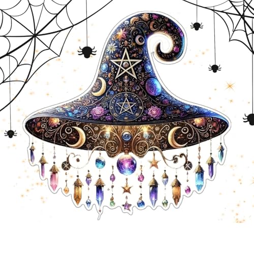 wqibq Halloween Hexenhut Dekoration - Fensterdekoration Hexenhut Für Halloween,2D Saisonschmuck Für Wand, Tür, Fenster, Party, Zuhause, Thementische wqibq Halloween Hexenhut Dekoration - Fensterdekoration Hexenhut Für Halloween,2D Saisonschmuck Für Wand, Tür, Fenster, Party, Zuhause, Thementische von wqibq