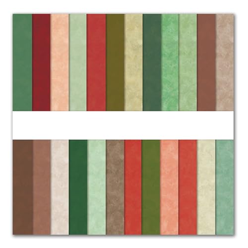 wueiooskj 24 Blatt Kartonpapier mit Blumenmuster, Boho Scrapbook Papierblöcke für die Herstellung von DIY Karten, Kunst, Collage, Dekoration, Geschenk, PAD2100 12 von wueiooskj