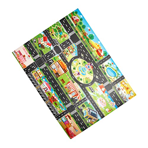 wueiooskj Kinder Verkehrs Spiel Karte Spielzeug Interessante Kind Boden Kissen Pädagogisches Erkenntnis Spielzeug Exquisite Gaming Spielzeug Spielen Teppich Prop von wueiooskj