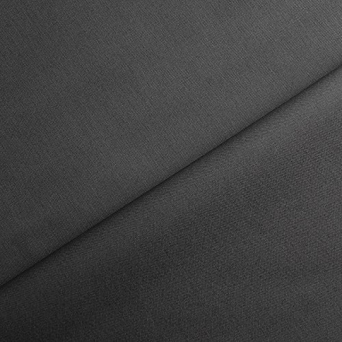 Gabartex Öko-Tex® - 35% Baumwolle / 65% Polyester - Stoff Meterware - Berufsköper - Unifarben (dunkelgrau) von Aktivstoffe