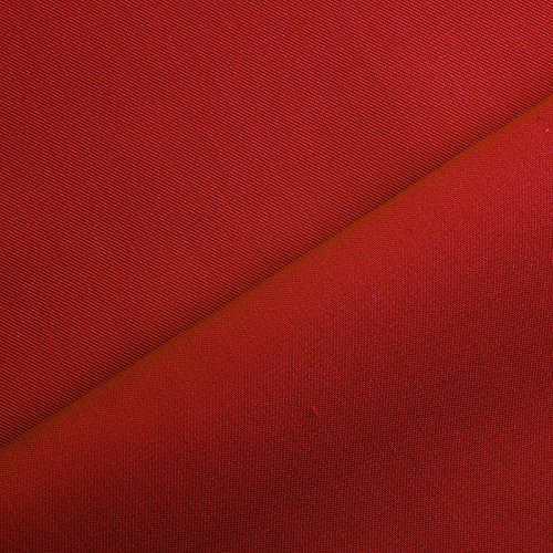 Gabartex Öko-Tex® - 35% Baumwolle / 65% Polyester - Stoff Meterware - Berufsköper - Unifarben Rot von Aktivstoffe