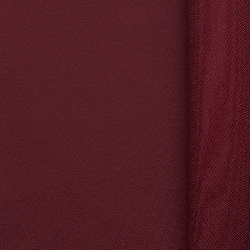 (12,99€/m) Köpertex - Farbe: bordeaux - 65 % Baumwolle / 35 % Polyester - kochfest - Berufsköper - Stoff - Meterware von Aktivstoffe