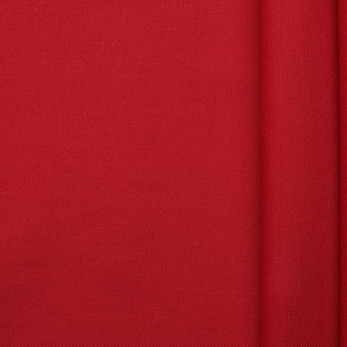 (12,99€/m) Köpertex - Farbe: rot - 65 % Baumwolle / 35 % Polyester - kochfest - Berufsköper - Stoff - Meterware von Aktivstoffe