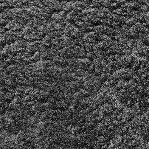 Lammfell (dunkelgrau) dichtes, wärmendes Fellimitat - leicht elastisch, Innenfutter, Futterstoff - Meterware von Aktivstoffe