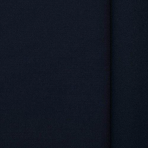Köpertex - Farbe: marine - 65 % Baumwolle / 35 % Polyester - kochfest - Berufsköper - Stoff - Meterware von Aktivstoffe