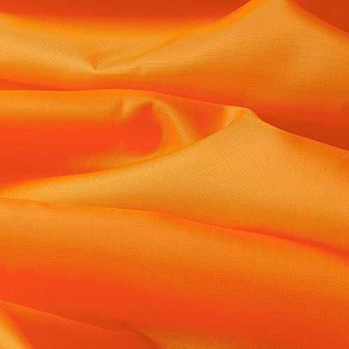 Seidentaft - Stoff Meterware - 27 Farben - Taft - Futterstoff - Deko (orange) von Aktivstoffe