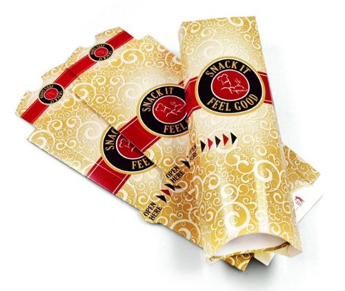 Wrap-Verpackung "FEEL GOOD" zum aufreißen, bedruckt, 1.000 Stück Wrap-Verpackung "FEEL GOOD" zum aufreißen, bedruckt, 1.000 Stück von www.to-go-verpackungen.de