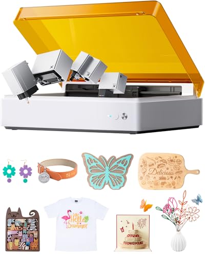 xTool M1 Ultra 4-in-1 Vielseitige Bastelmaschine – Vinylschneider, Stanzmaschine, Lasergravur und Stiftzeichnen für über 1000 Materialien. Perfekt für DIY-T-Shirts, Grußkarten, Holzhandwerk xTool M1 Ultra 4-in-1 Vielseitige Bastelmaschine – Vinylschneider, Stanzmaschine, Lasergravur und Stiftzeichnen für über 1000 Materialien. Perfekt für DIY-T-Shirts, Grußkarten, Holzhandwerk von xTool