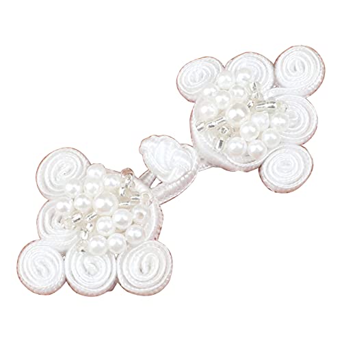 1 Paar Verschlussknöpfe zum Nähen, chinesischer Knoten für Frosch, Scheibe, Schnalle, Knöpfe für Mantel, Tanz, Nationalkleid, Cheongsam-Umhang, Dec von xbiez