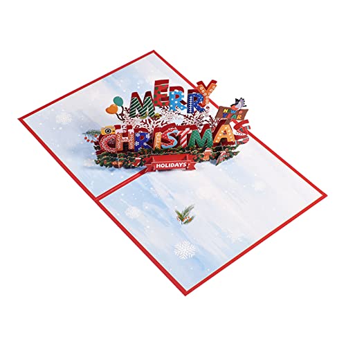3D For Christmas Card Letters Handwriting Blessing Thank Card Ornament For Expressing Love Dankbarkeit Surprising G von xbiez