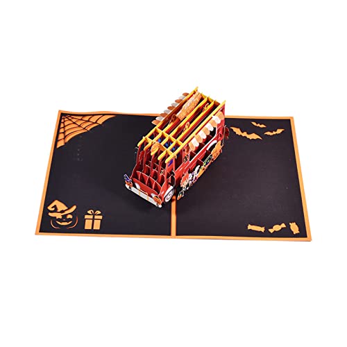 3D für Halloween Kürbis Auto Grußkarte Überraschung Festival Karte für Kinder Kinder Geburtstag Prese 3D für Halloween Kürbis Auto Grußkarte Überraschung Festival Karte für Kinder Kinder Geburtstag Prese von xbiez