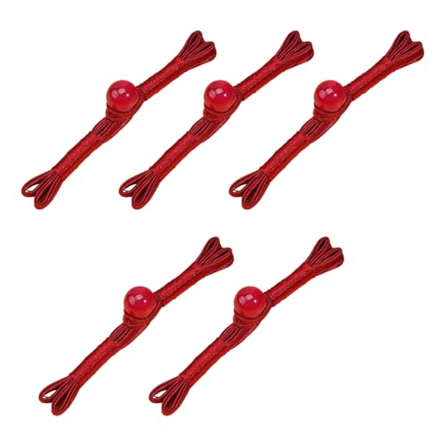 5 x chinesische Kostüm-Perlenknöpfe zum Aufnähen, Schnalle, Cheongsam-Zubehör von xbiez