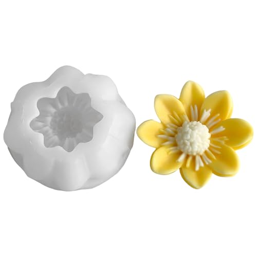 Blumen-Silikonformen, leicht zu entformen, hitzebeständig, für Epoxidharz, handgefertigte Seife, Heimdekoration, Blumen-Bastelform Blumen-Silikonformen, leicht zu entformen, hitzebeständig, für Epoxidharz, handgefertigte Seife, Heimdekoration, Blumen-Bastelform von xbiez