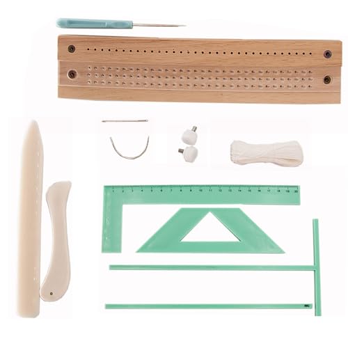 Buchbinder-Lineal inkl. L-förmiges Lineal, T-förmiges Lineal, Abstandshalter, Eckenschneiden, quadratisch, Scrapbooking-Werkzeug-Set Buchbinder-Lineal inkl. L-förmiges Lineal, T-förmiges Lineal, Abstandshalter, Eckenschneiden, quadratisch, Scrapbooking-Werkzeug-Set von xbiez